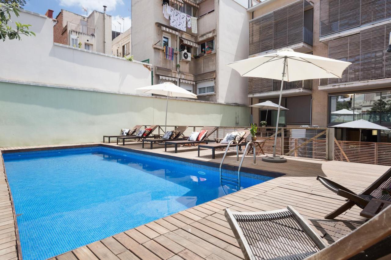 My Space Barcelona Gracia Pool Terrace Exteriör bild