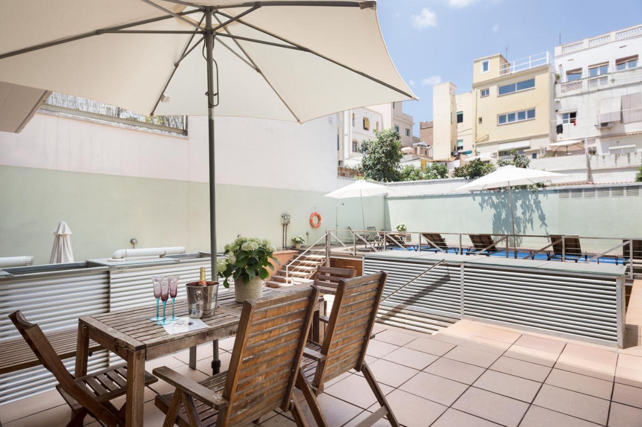 My Space Barcelona Gracia Pool Terrace Exteriör bild